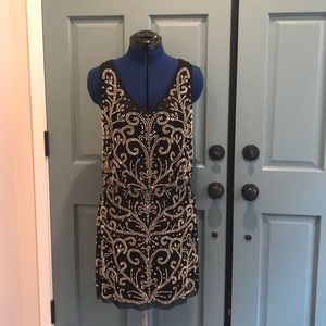 XSCAPE Beaded Party Dress